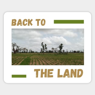 Back to the Land Africa Sticker